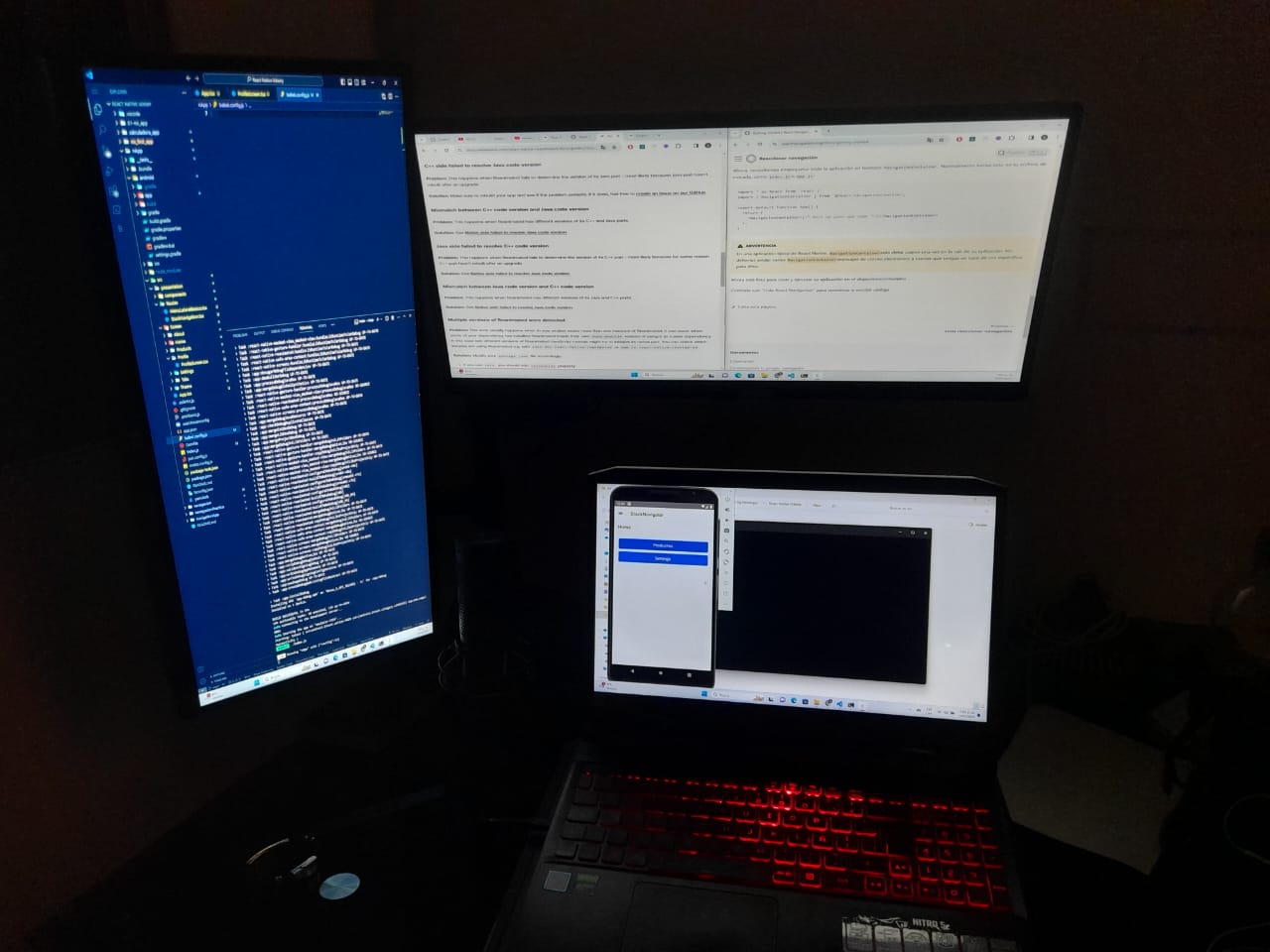 My setup